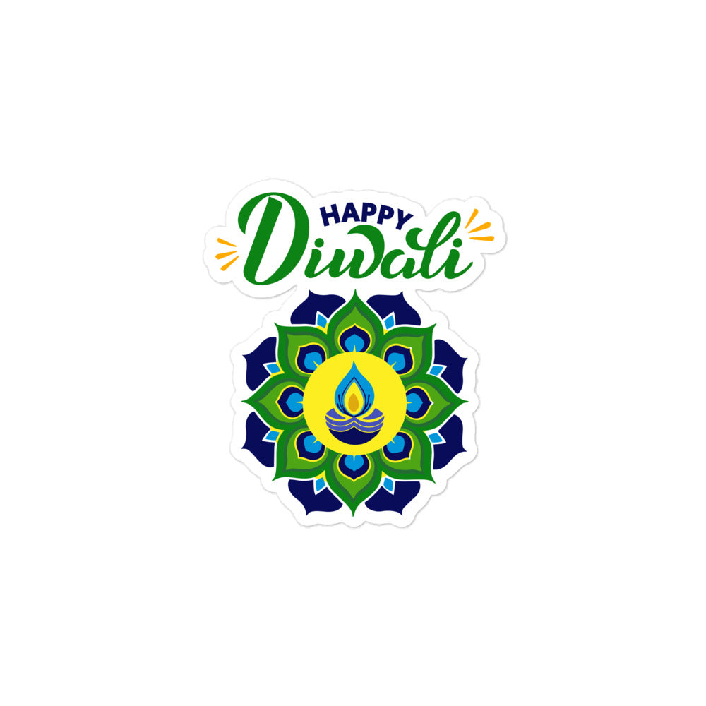 HAPPY DIWALI - Bubble-free stickers