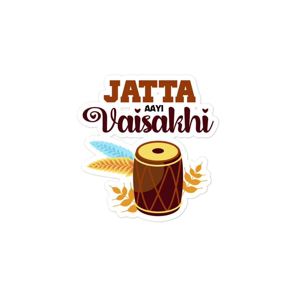 JATTA AAYI VAISAKHI - Bubble-free stickers