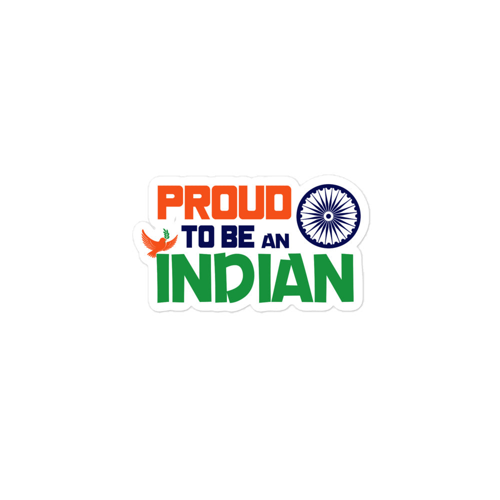 PROUD TO BE AN INDIAN - Bubble-free stickers