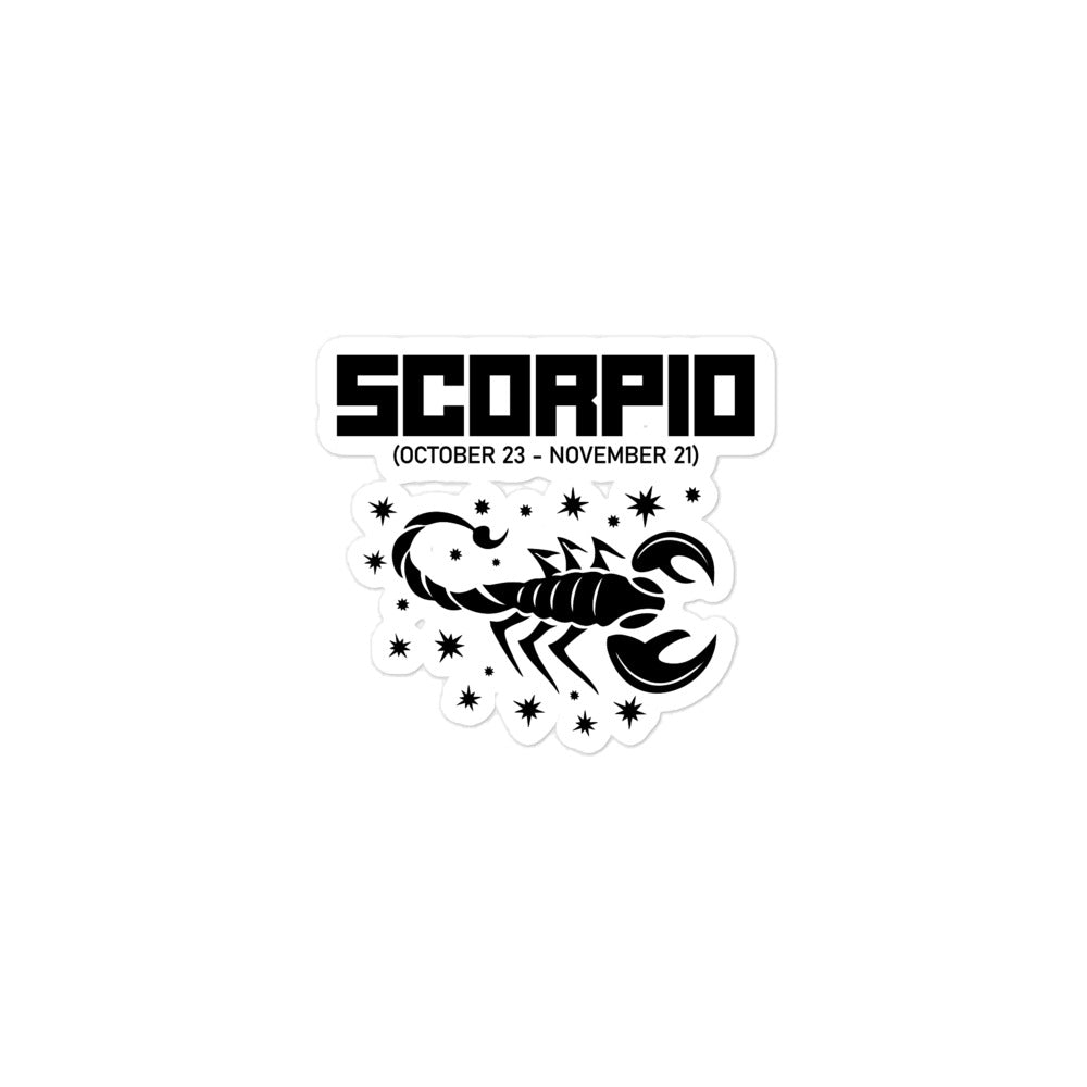 SCORPIO - Bubble-free stickers