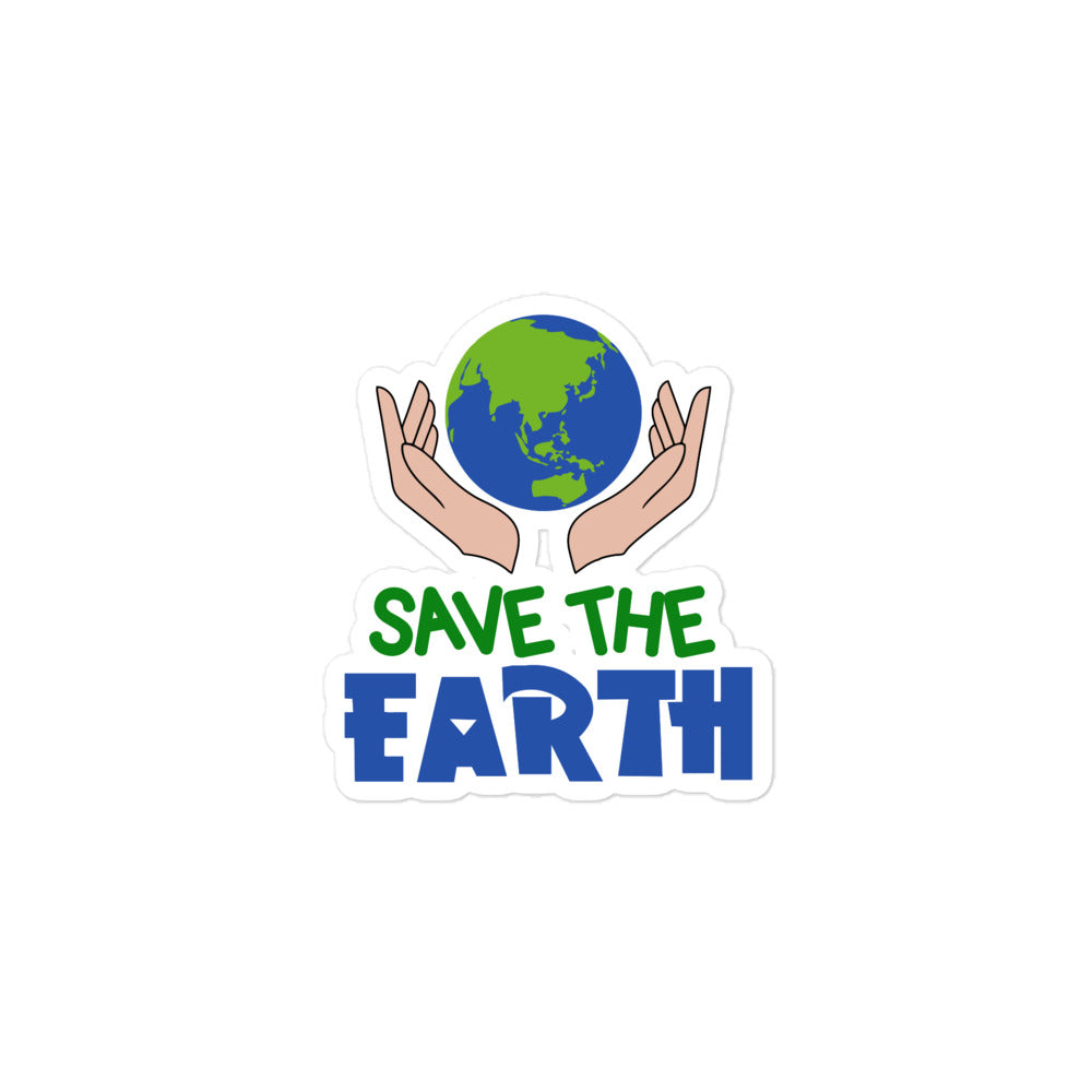 SAVE THE EARTH - Bubble-free stickers