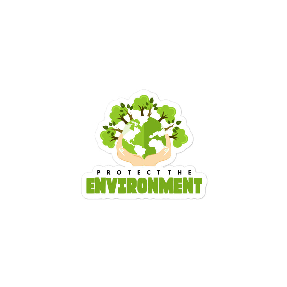 PROTECT THE ENVIRONMENT - Bubble-free stickers