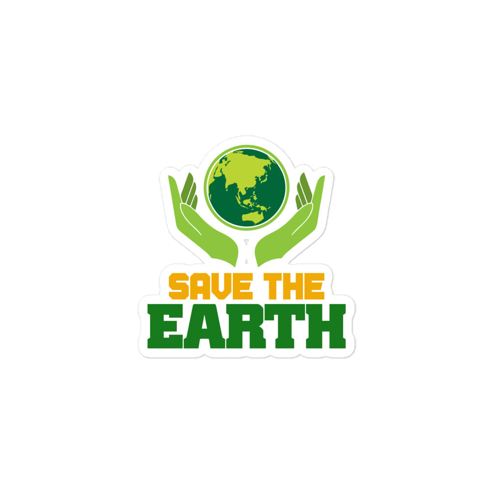 SAVE THE EARTH - Bubble-free stickers