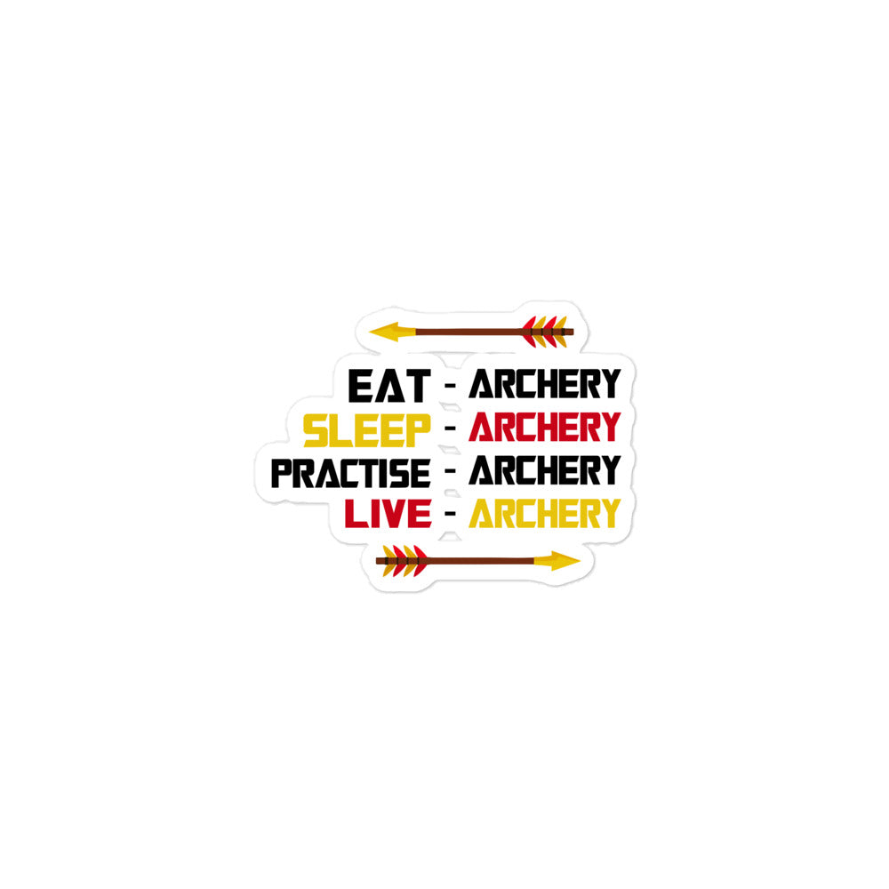 EAT-ARCHERY... - Bubble-free stickers