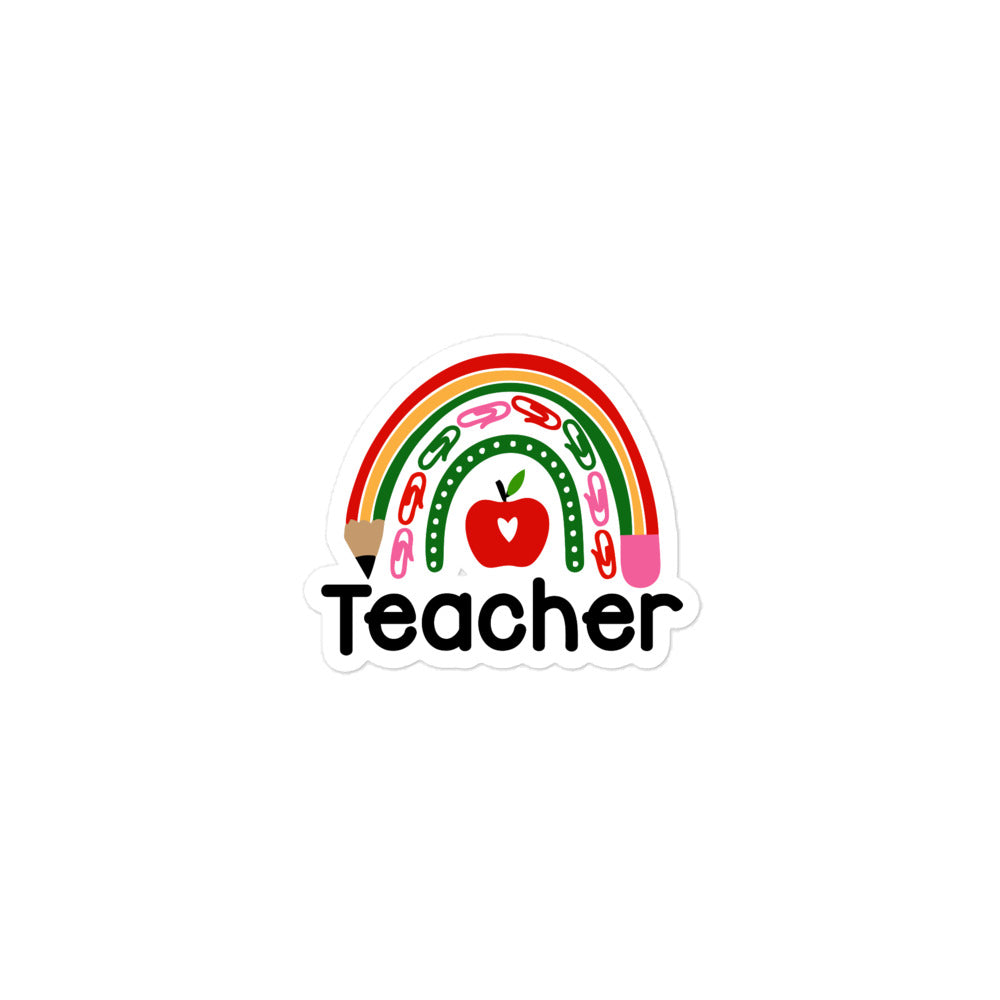 TEACHER - Bubble-free stickers