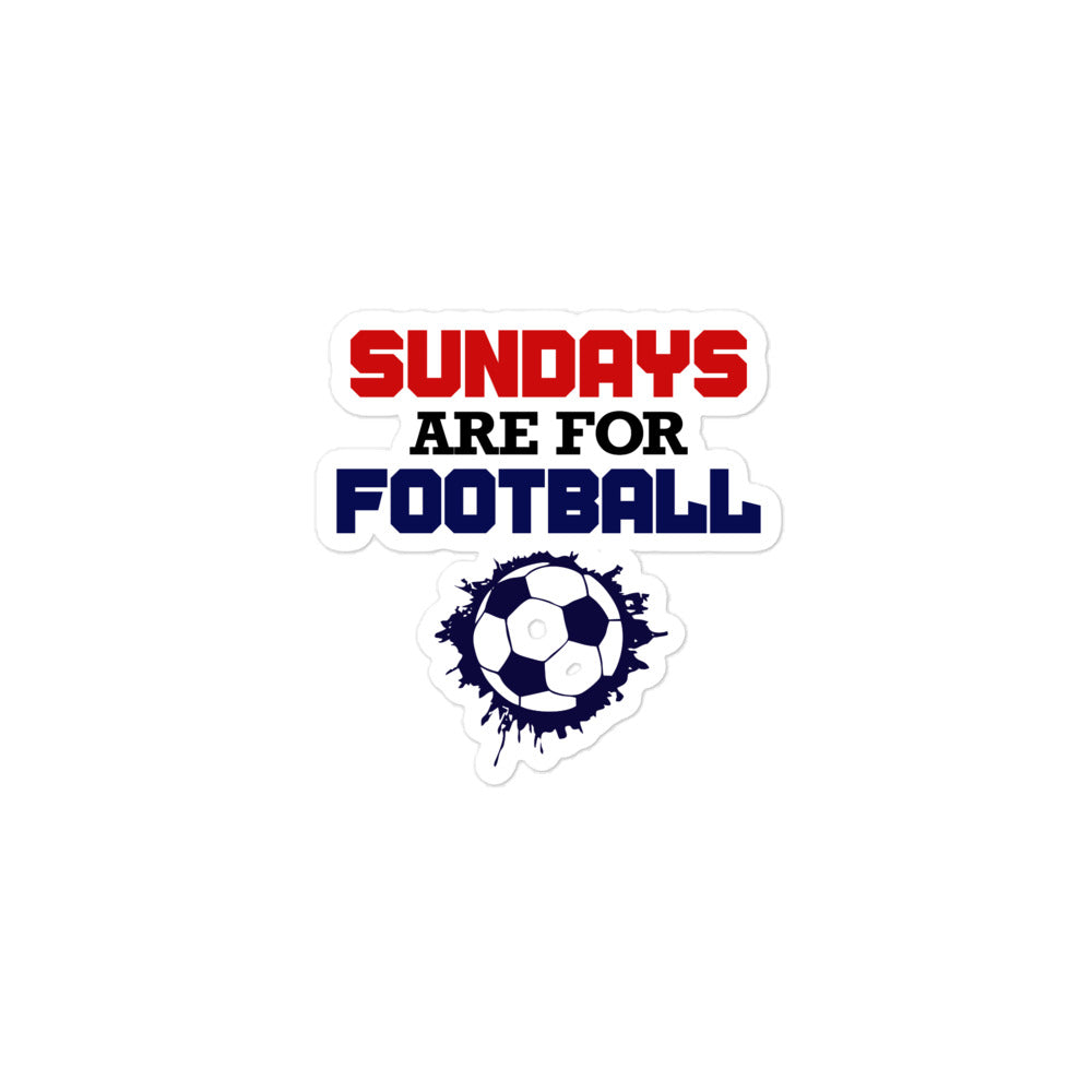 SUNDAYS ARE FOR FOOTBALL - Bubble-free stickers