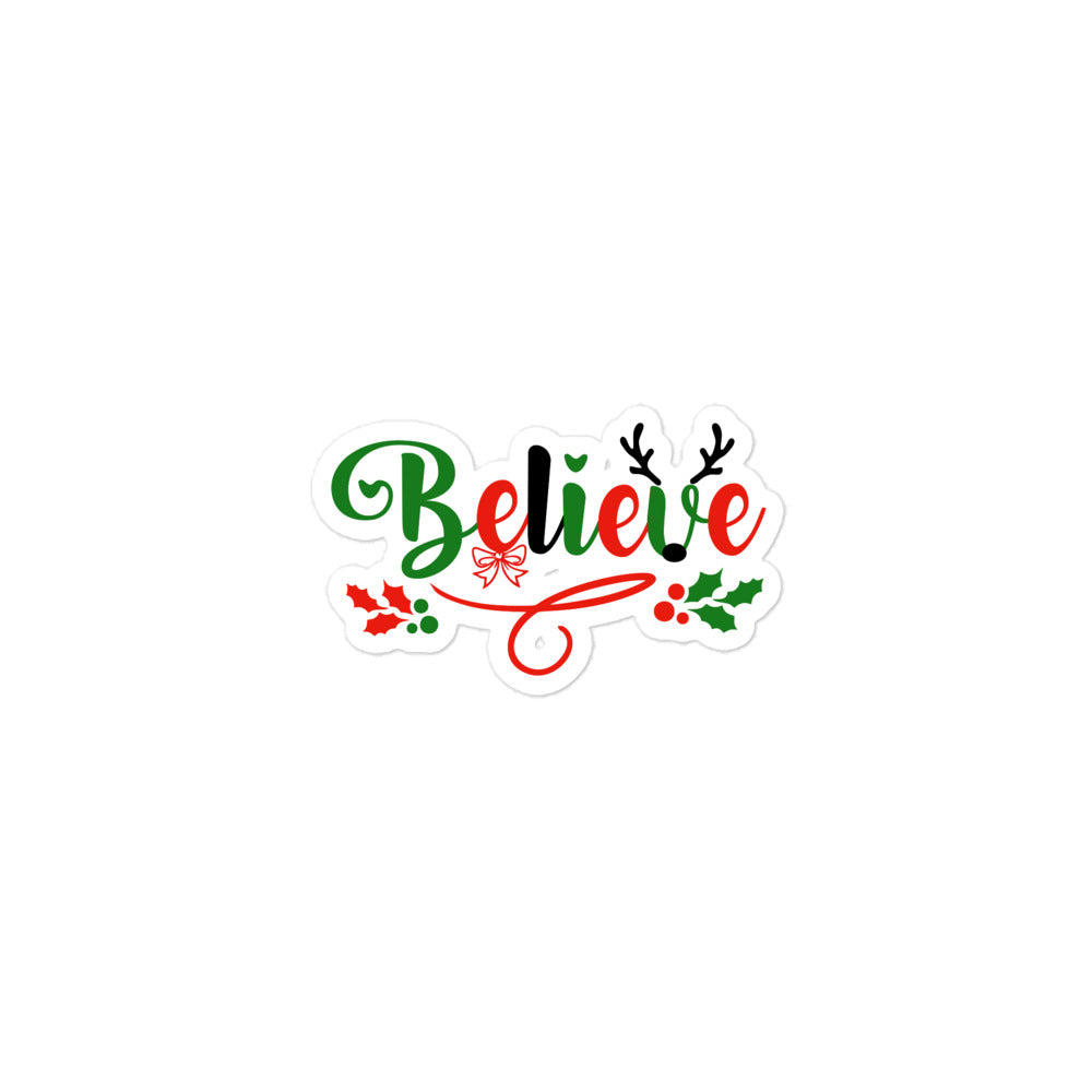 BELIEVE - Bubble-free stickers