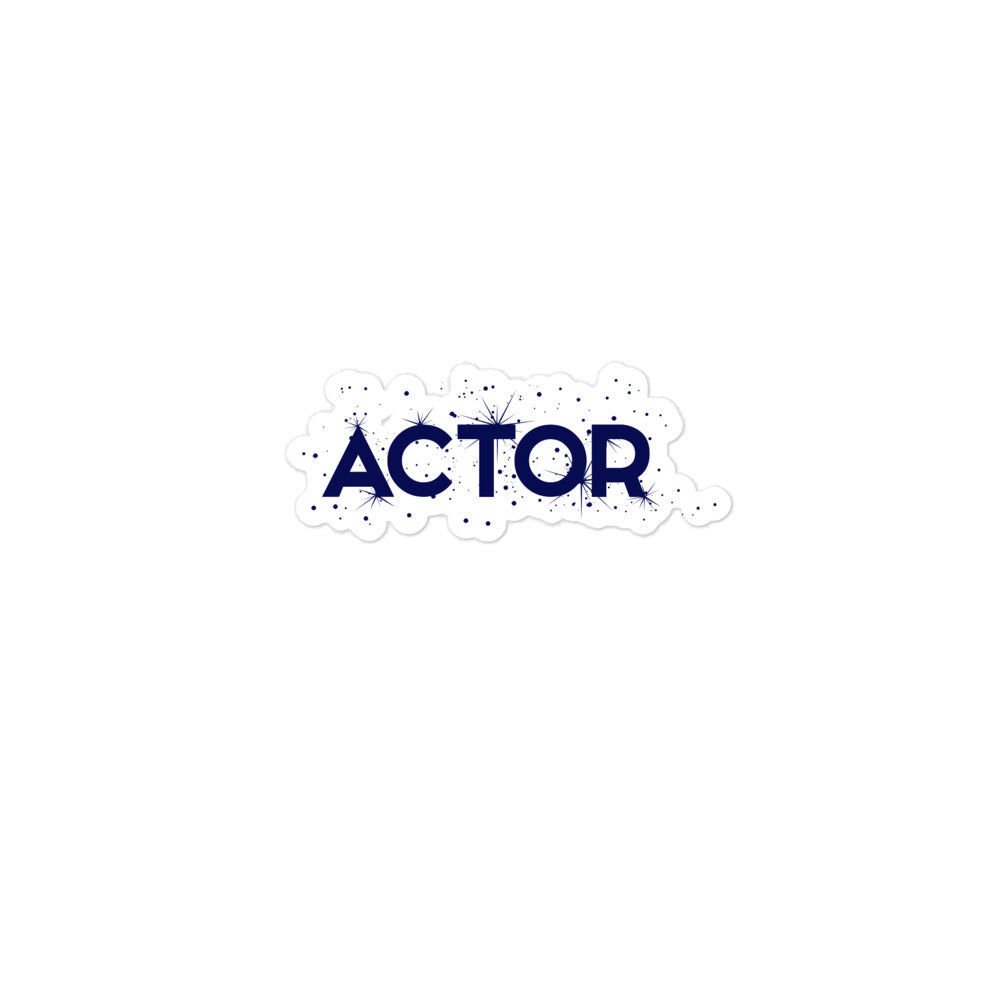 ACTOR - Bubble-free stickers