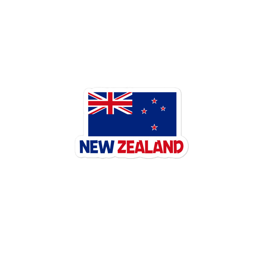 NEW ZEALAND - Bubble-free stickers