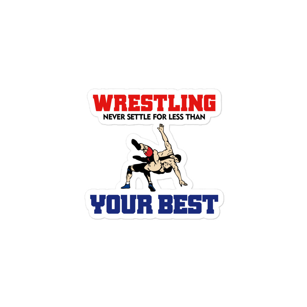 WRESTLING - Bubble-free stickers