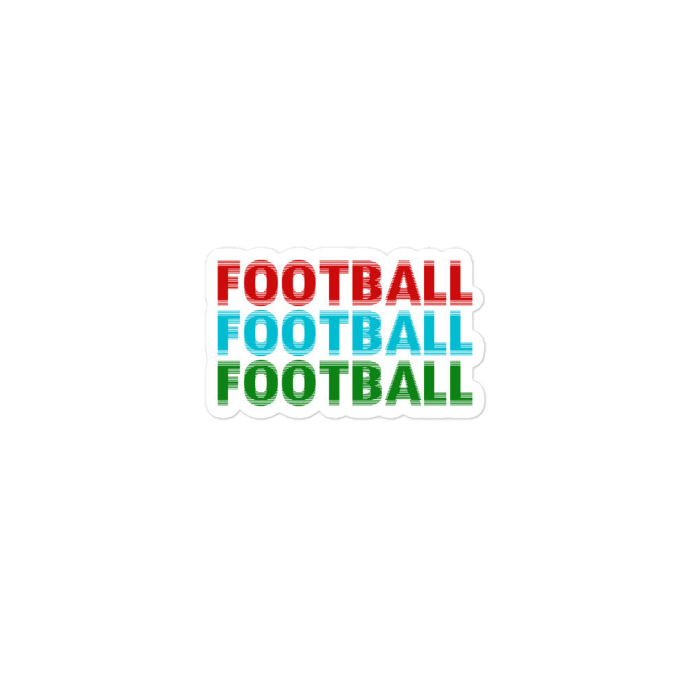 FOOTBALL - Bubble-free stickers