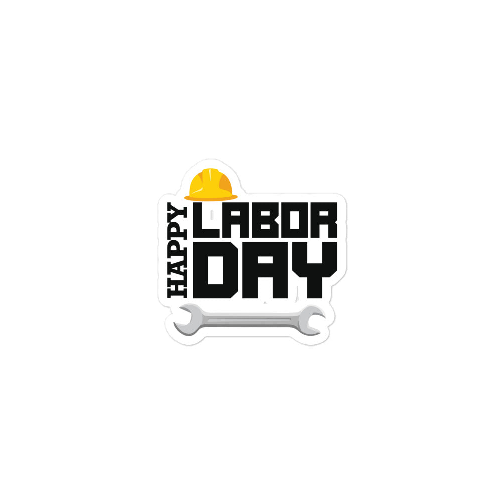 HAPPY LABOR DAY - Bubble-free stickers