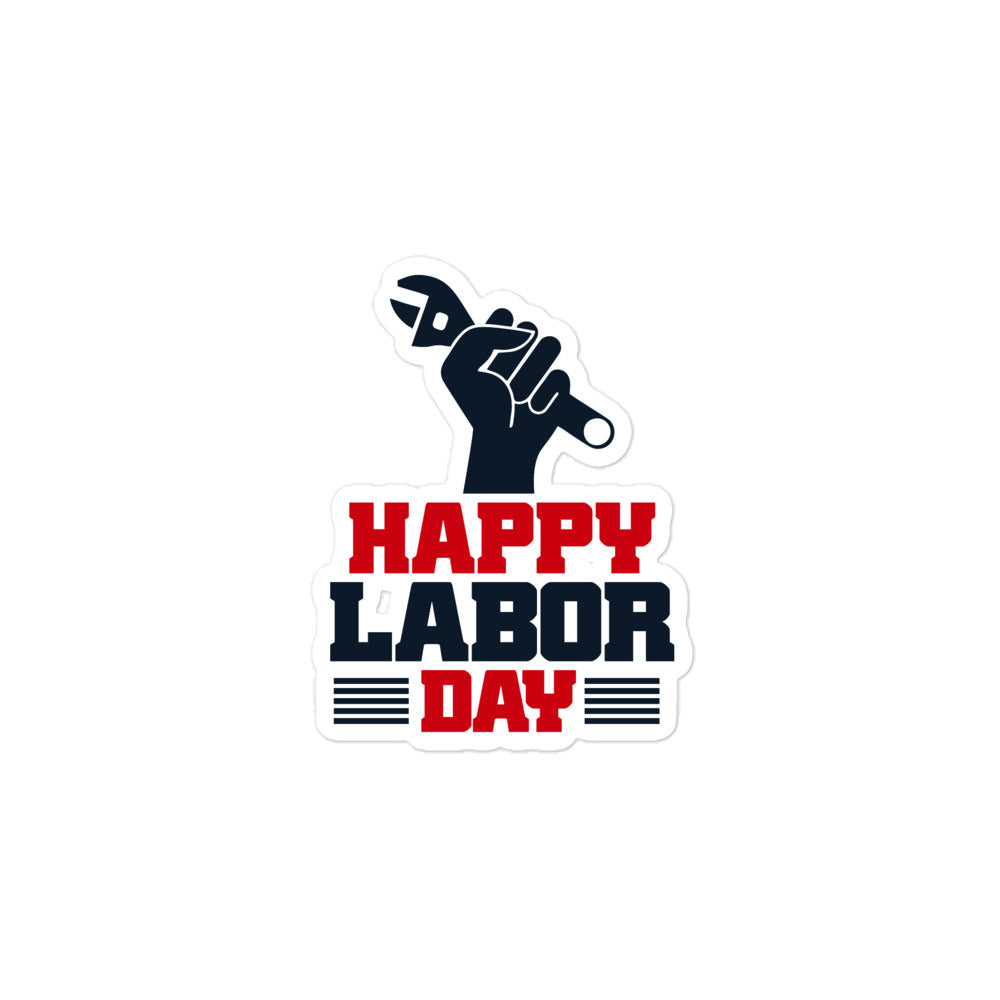 HAPPY LABOR DAY - Bubble-free stickers