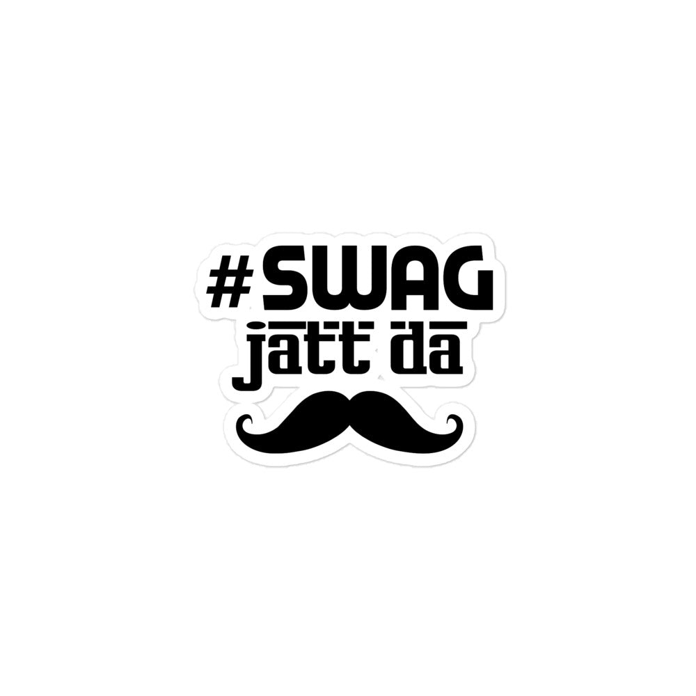 SWAG JATT DA - Bubble-free stickers