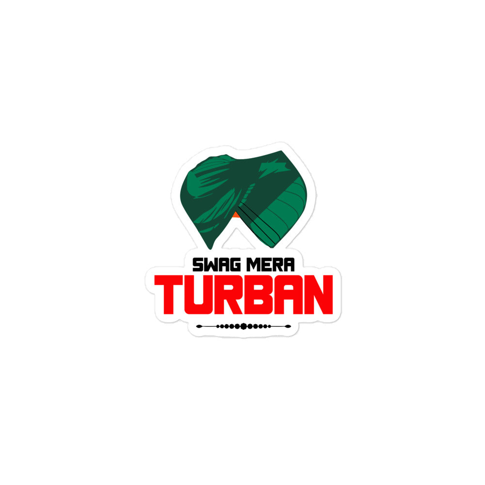 SWAG MERA TURBAN - Bubble-free stickers