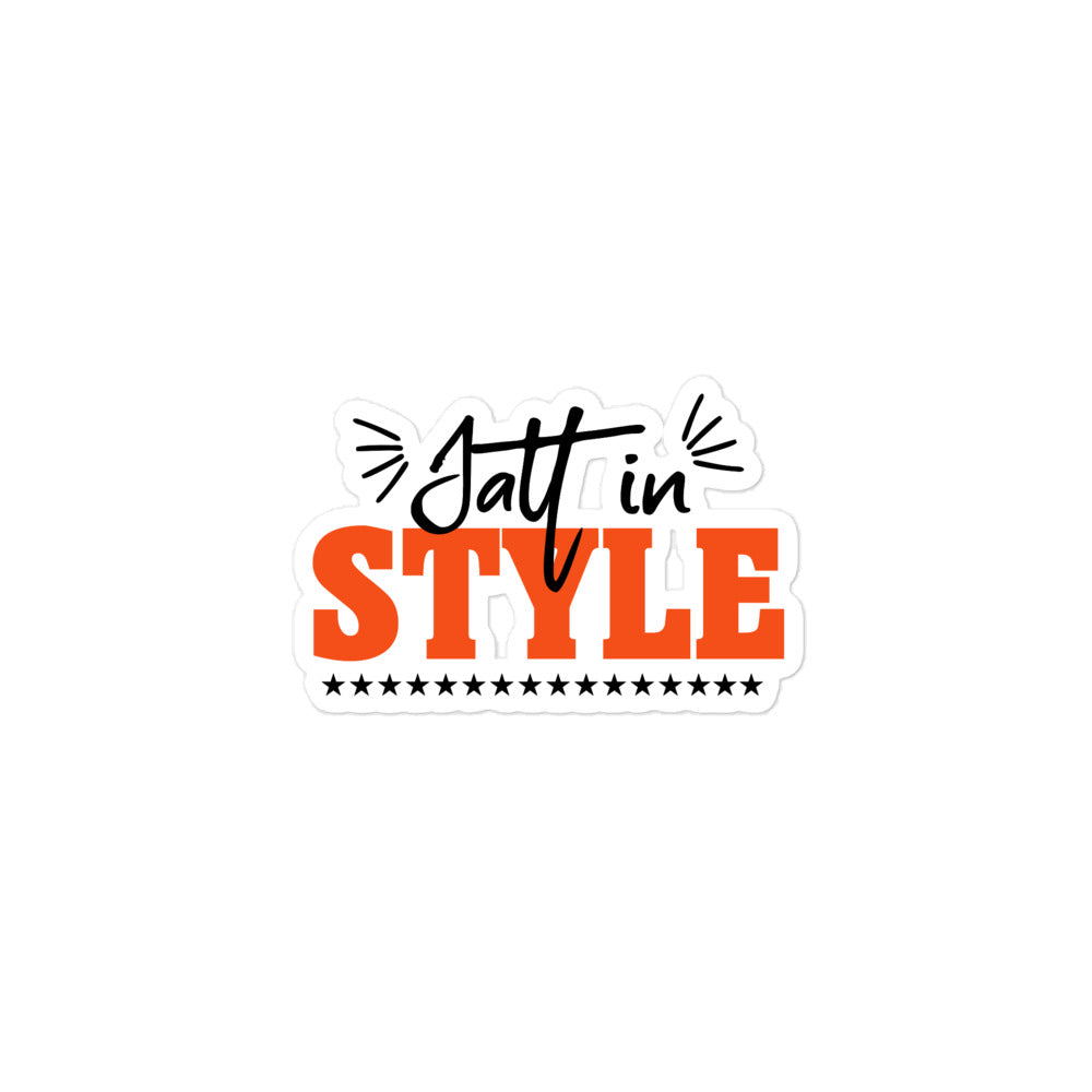 JATT IN STYLE - Bubble-free stickers