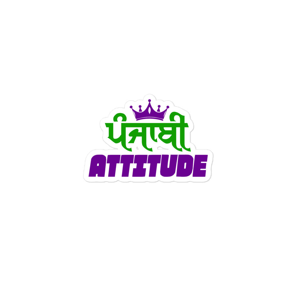 PUNJABI ATTITUDE - Bubble-free stickers