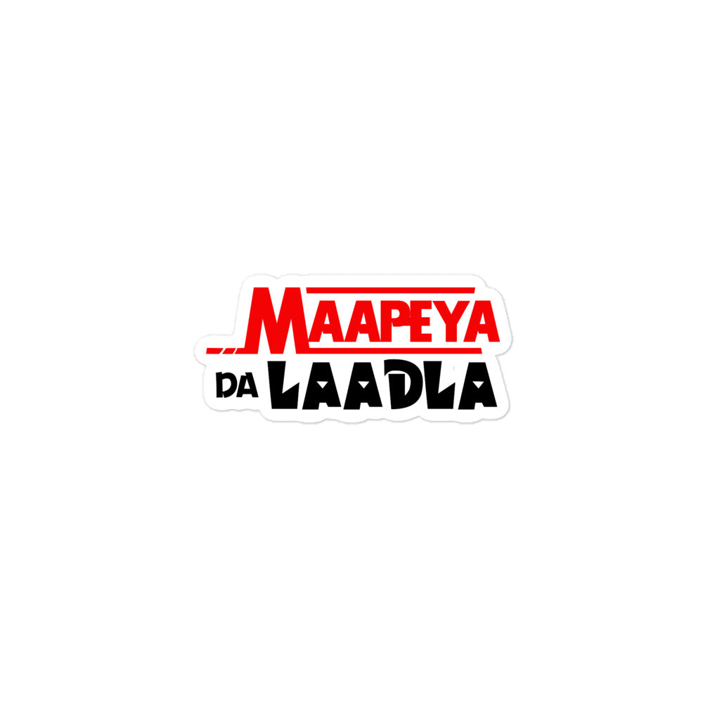 MAAPEYA DA LAADLA - Bubble-free stickers