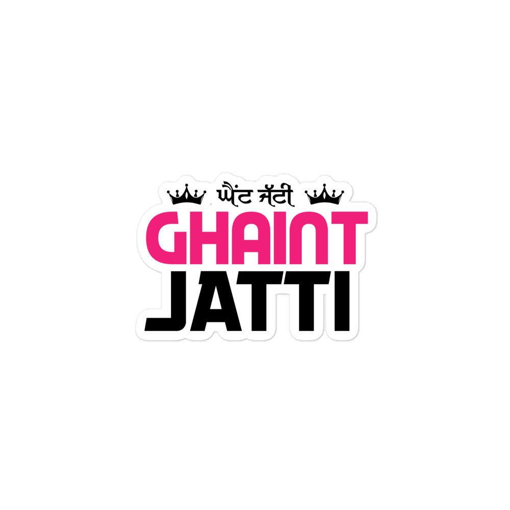 GHAINT JATTI - Bubble-free stickers