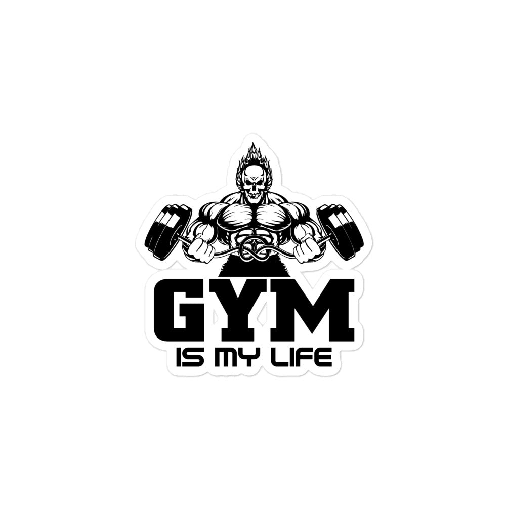 GYM IS MY LIFE - Bubble-free stickers