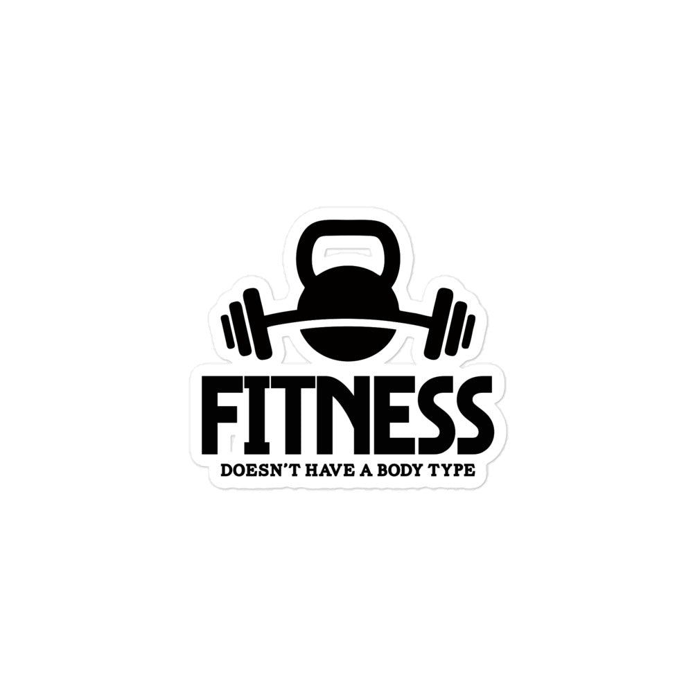 FITNESS - Bubble-free stickers