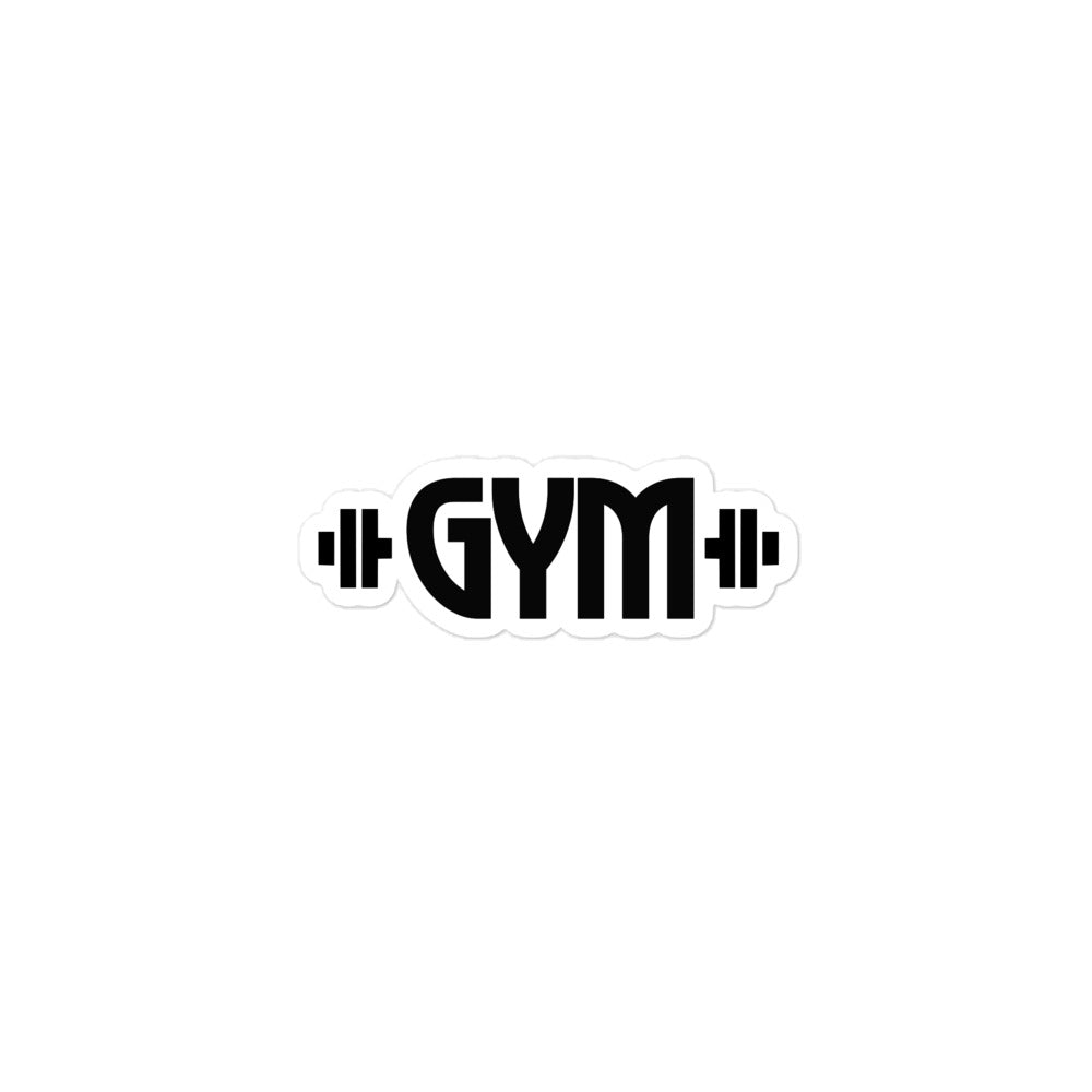 GYM - Bubble-free stickers