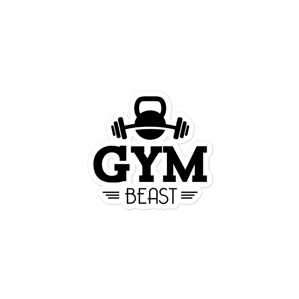 GYM BEAST - Bubble-free stickers