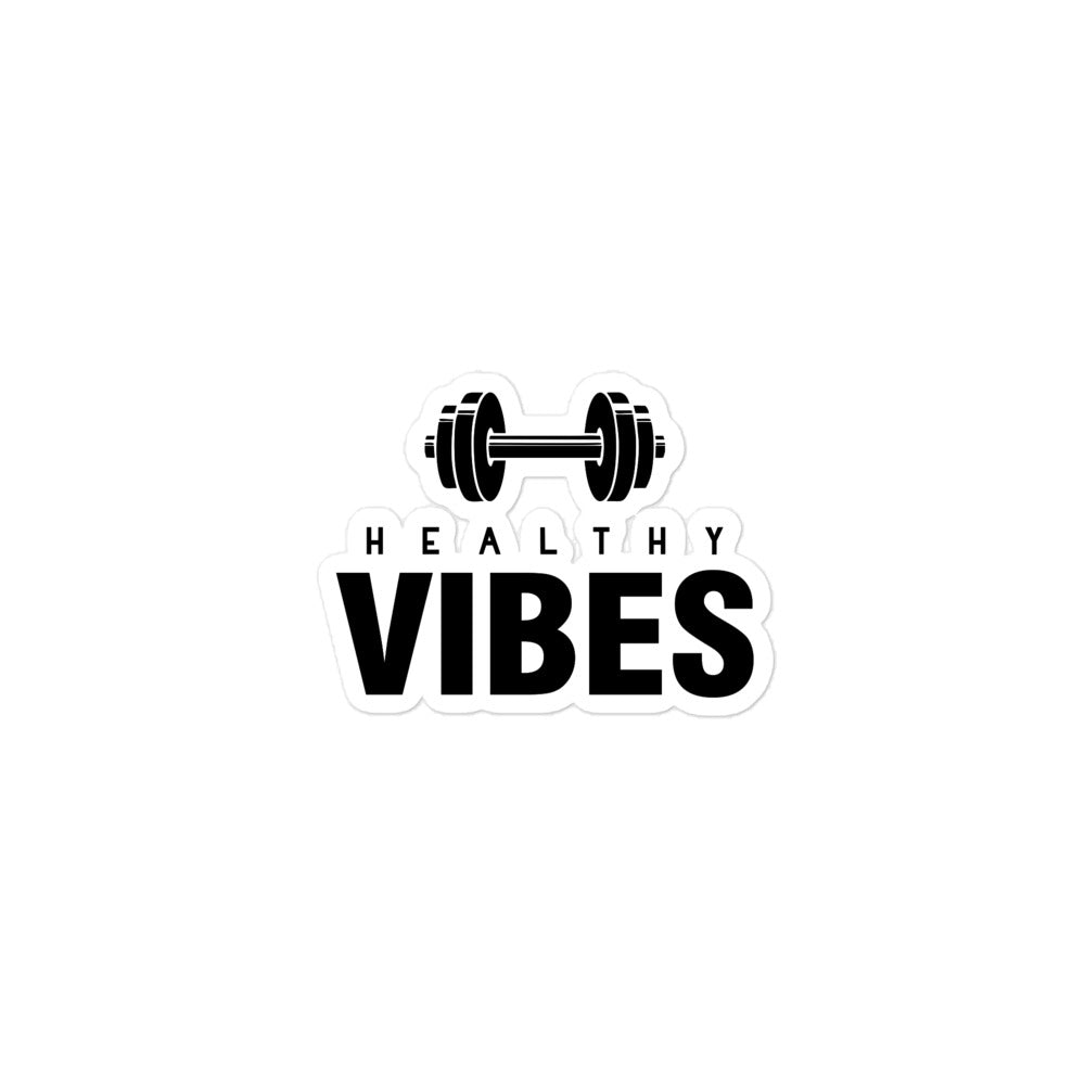 HEALTHY VIBES - Bubble-free stickers