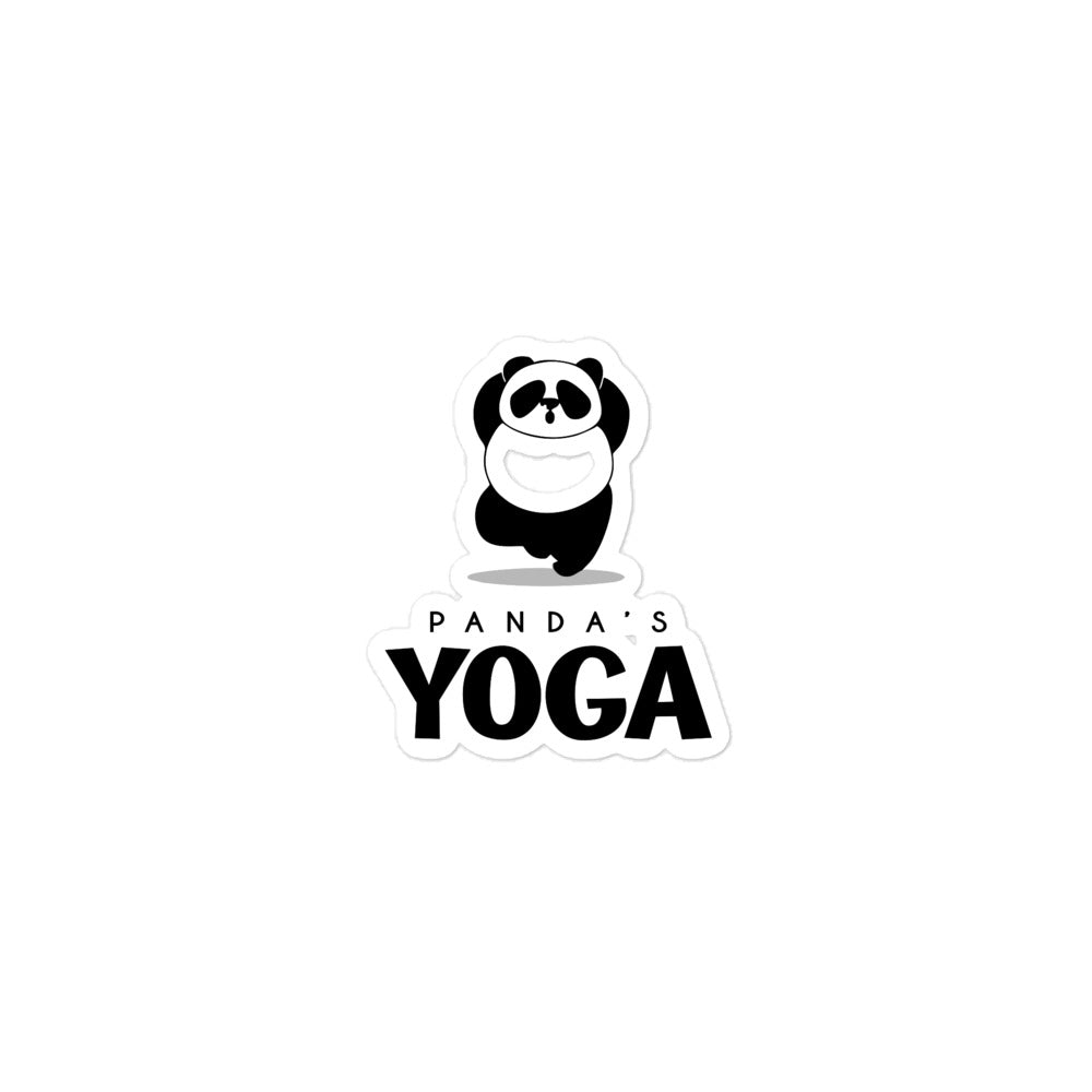 PANDA'S YOGA - Bubble-free stickers