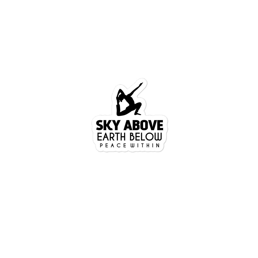 SKY ABOVE EARTH BELOW - Bubble-free stickers