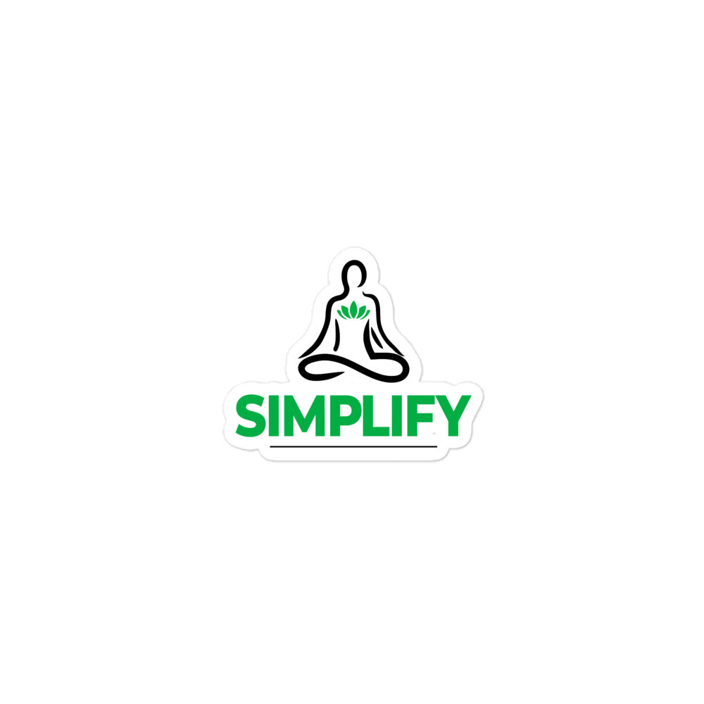 SIMPLIFY - Bubble-free stickers