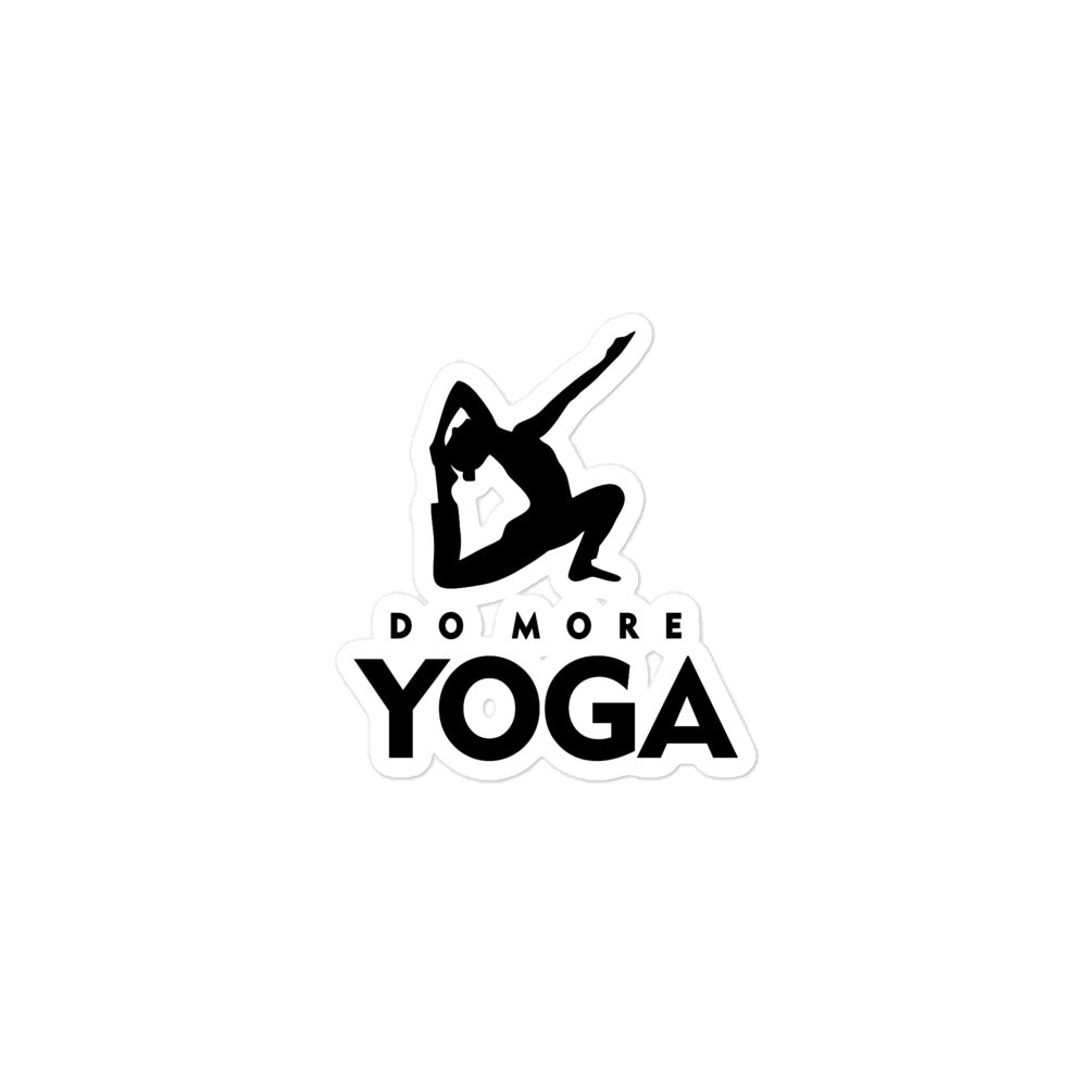 DO MORE YOGA - Bubble-free stickers