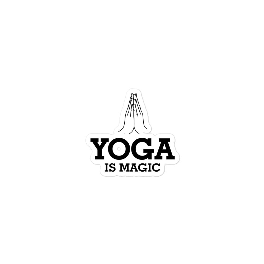 YOGA IS MAGIC - Bubble-free stickers