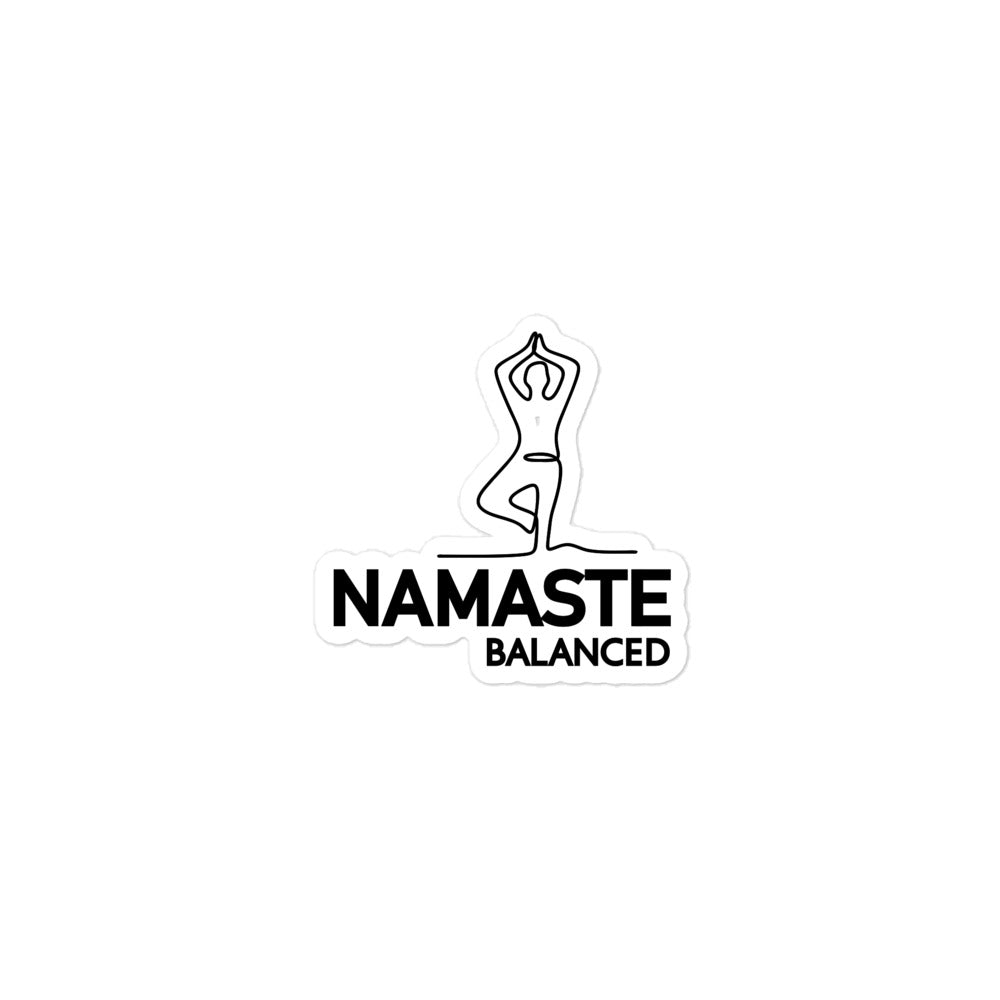 NAMASTE BALANCED - Bubble-free stickers