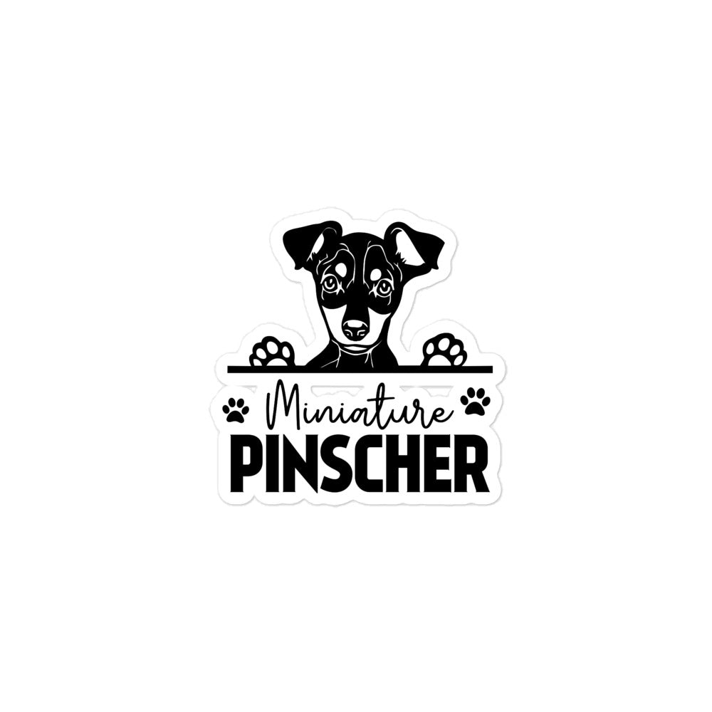 MINIATURE PINSCHER - Bubble-free stickers