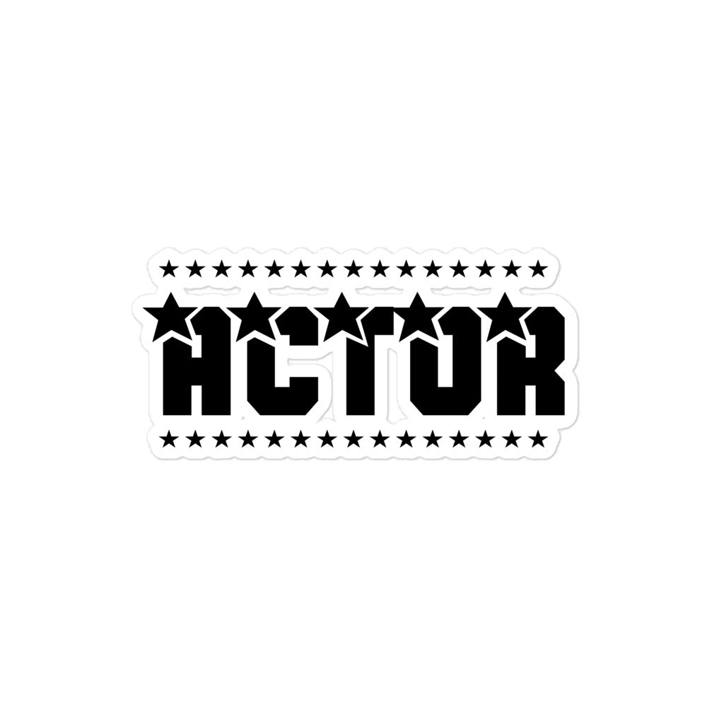 ACTOR - Bubble-free stickers