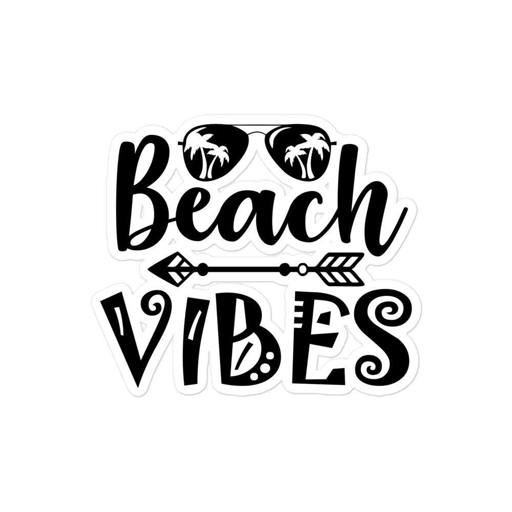 Beach Vibes- Bubble-free stickers