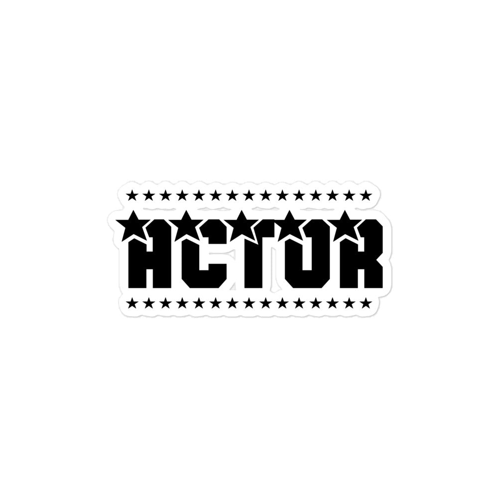 ACTOR - Bubble-free stickers