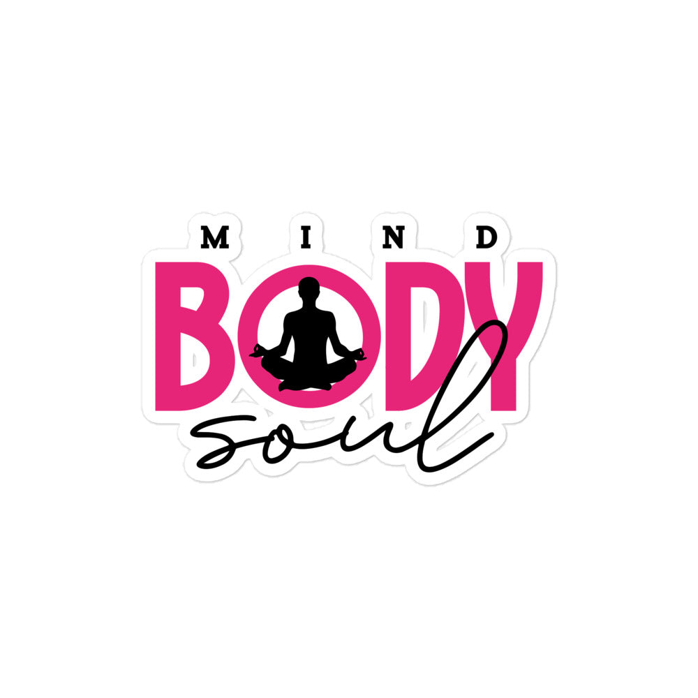 MIND BODY SOUL - Bubble-free stickers