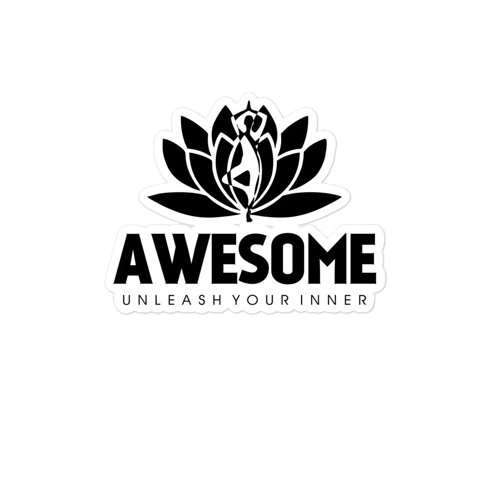 AWESOME UNLEASH YOUR INNER - Bubble-free stickers
