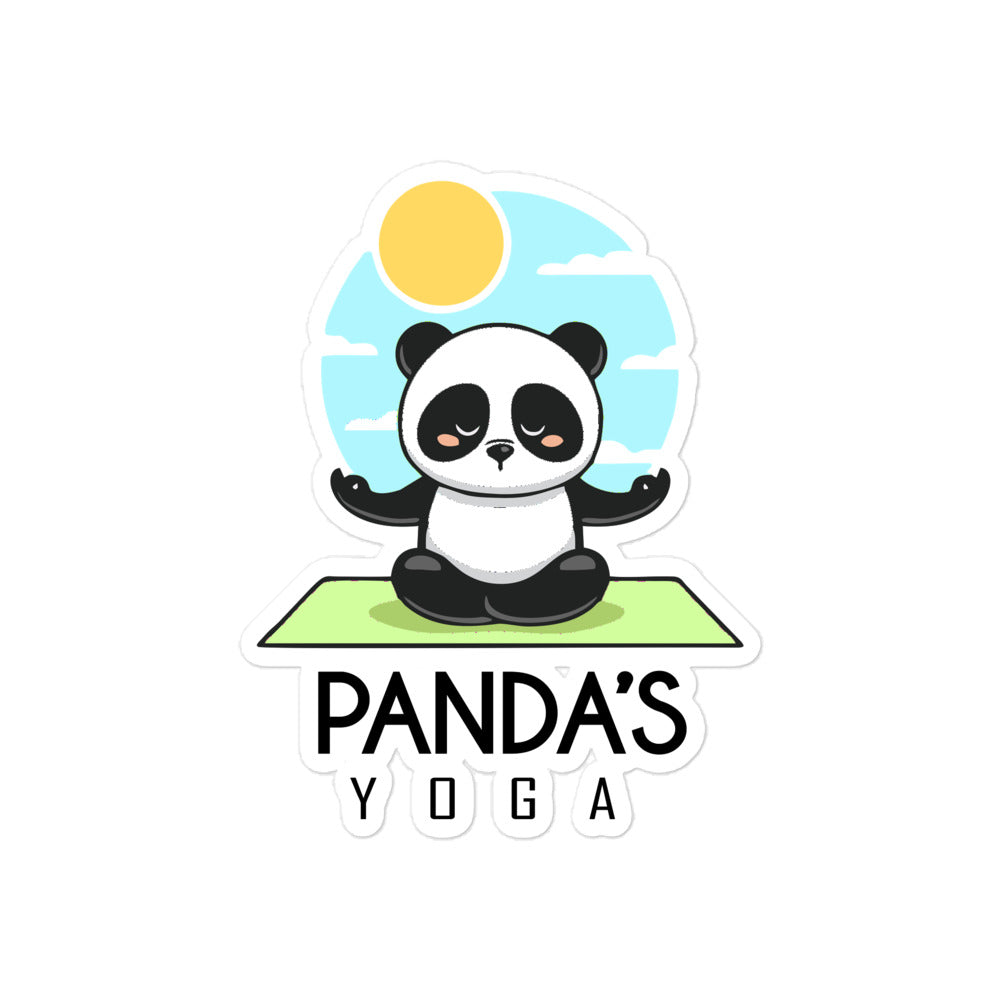 PANDA'S YOGA - Bubble-free stickers