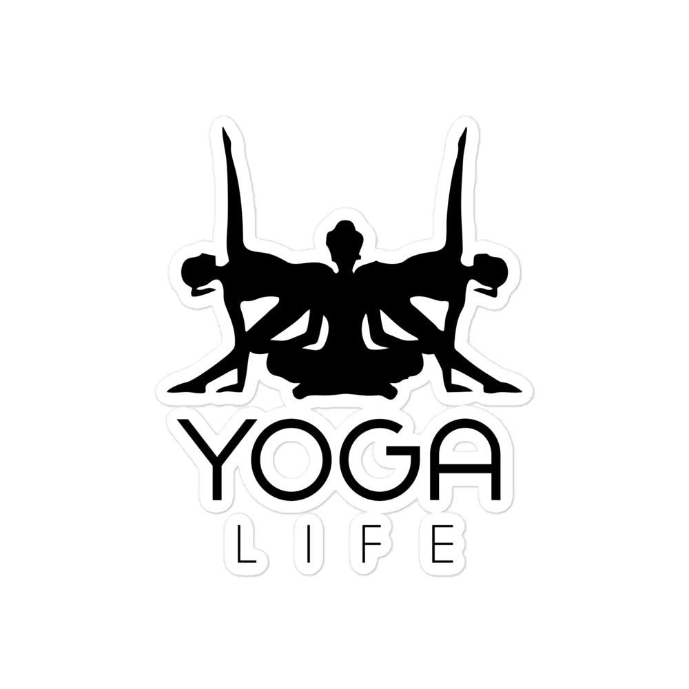 YOGA LIFE - Bubble-free stickers