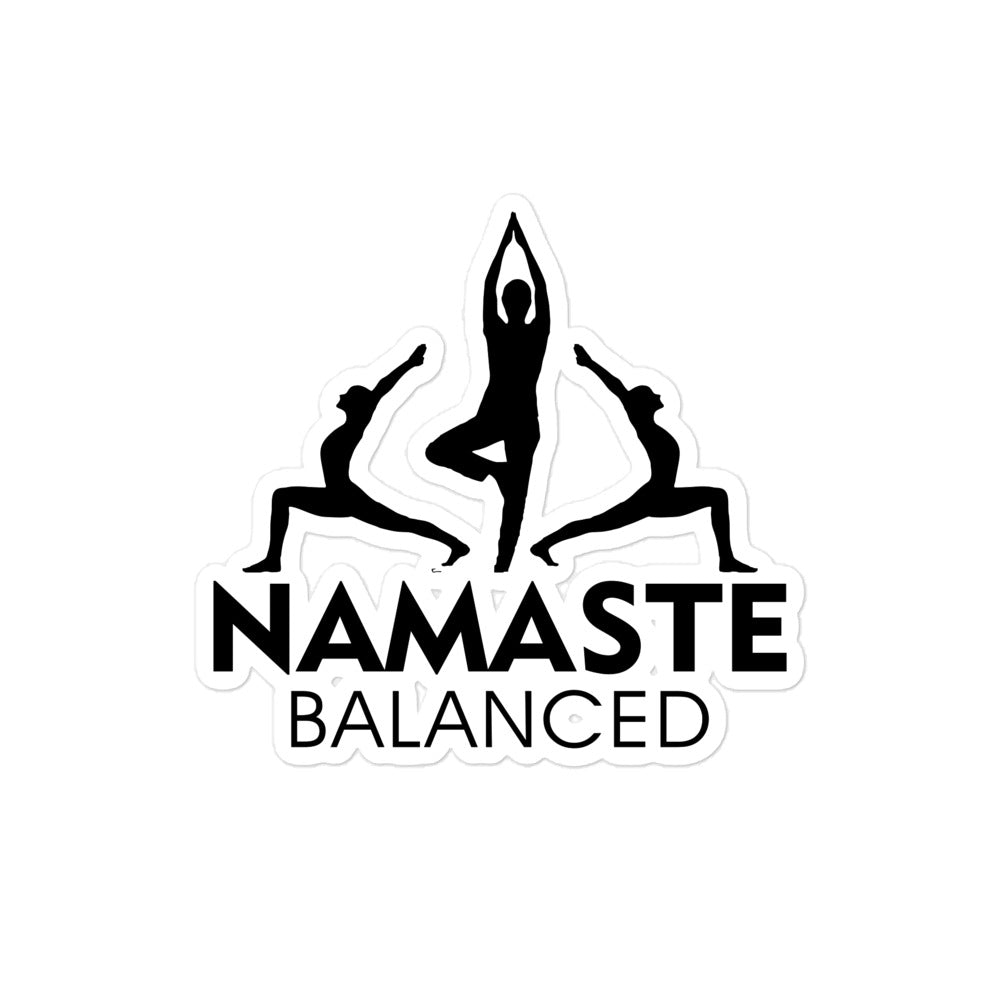 NAMASTE BALANCED - Bubble-free stickers