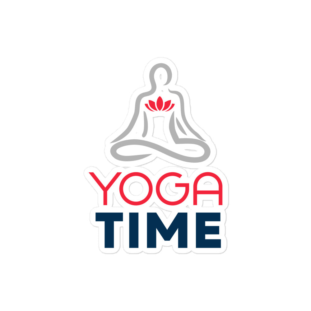 YOGA TIME - Bubble-free stickers