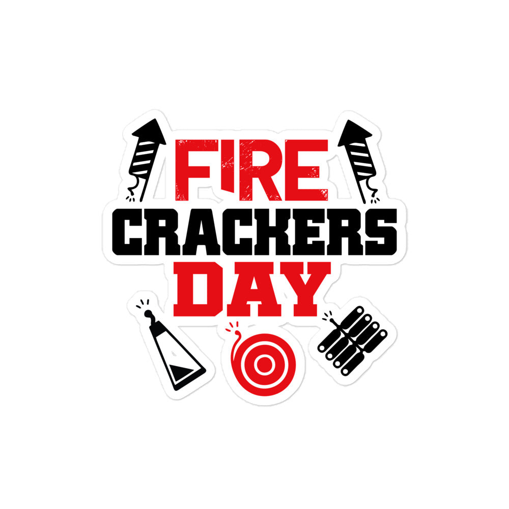 FIRE CRACKERS DAY - Bubble-free stickers