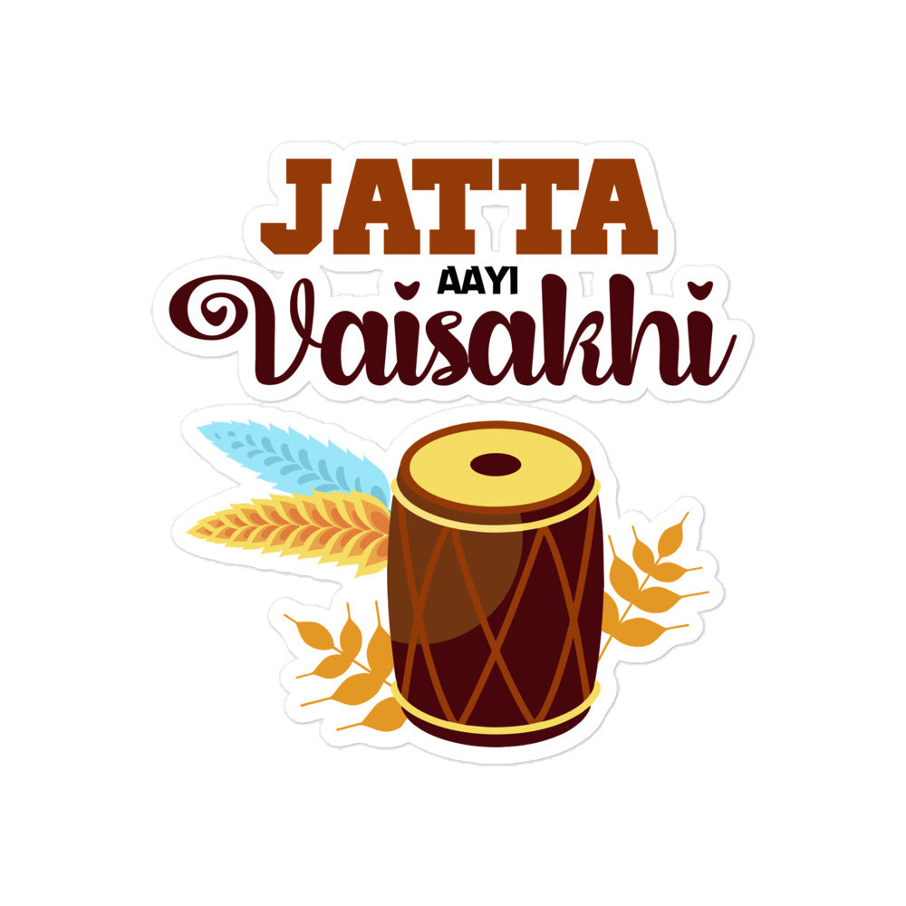 JATTA AAYI VAISAKHI - Bubble-free stickers