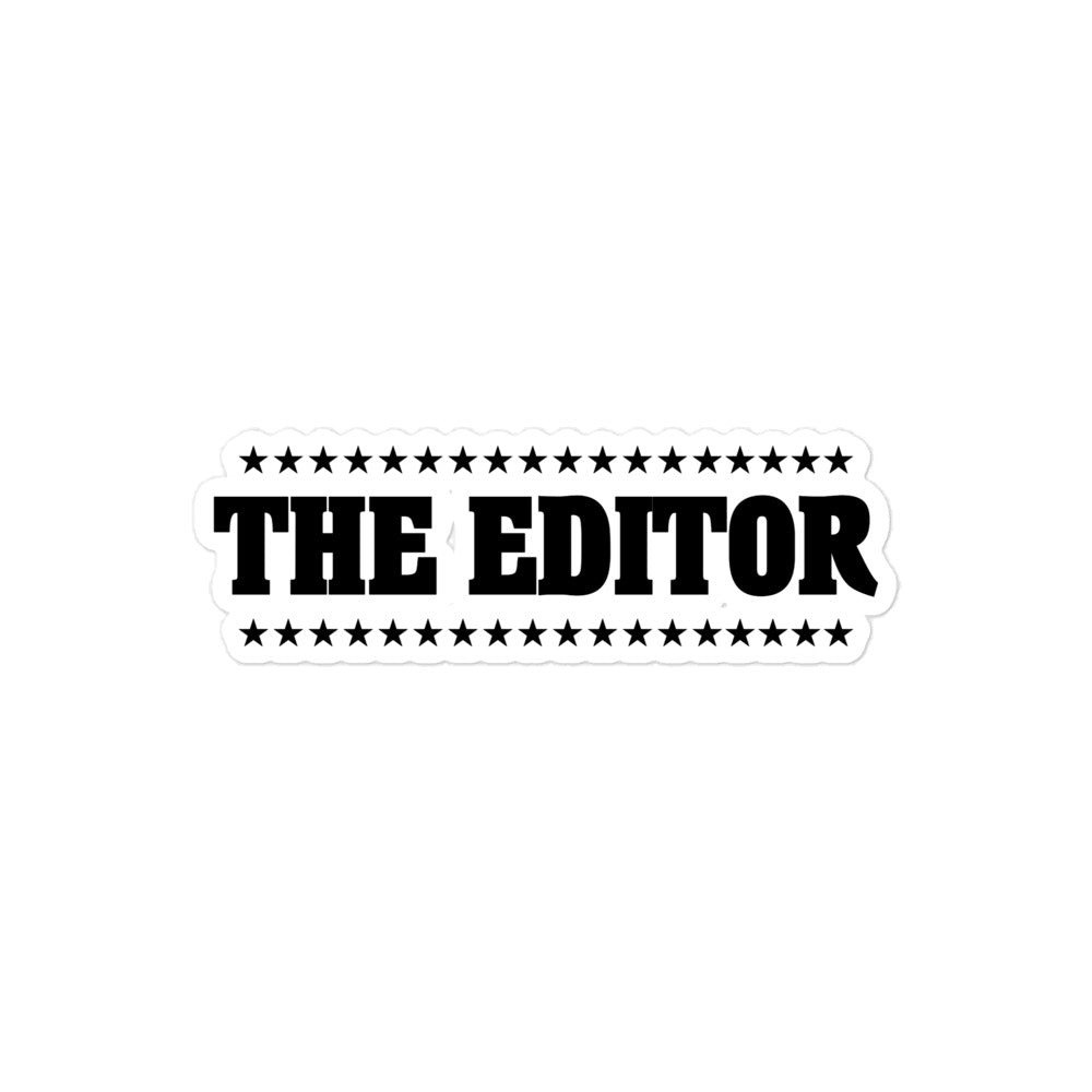 THE EDITOR - Bubble-free stickers