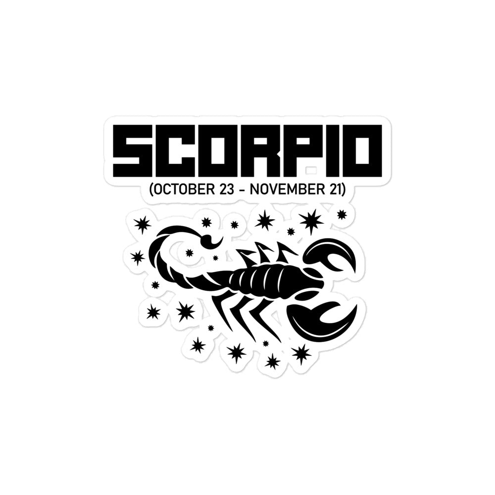 SCORPIO - Bubble-free stickers