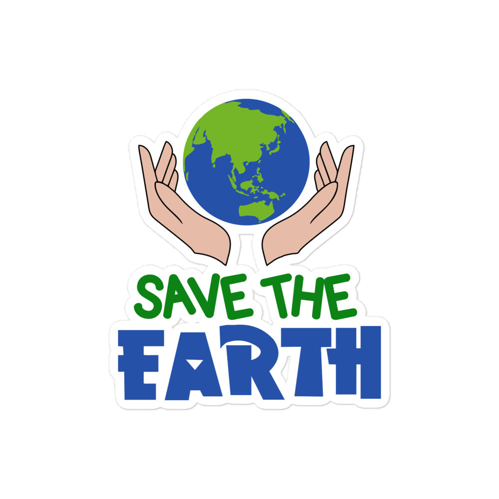 SAVE THE EARTH - Bubble-free stickers