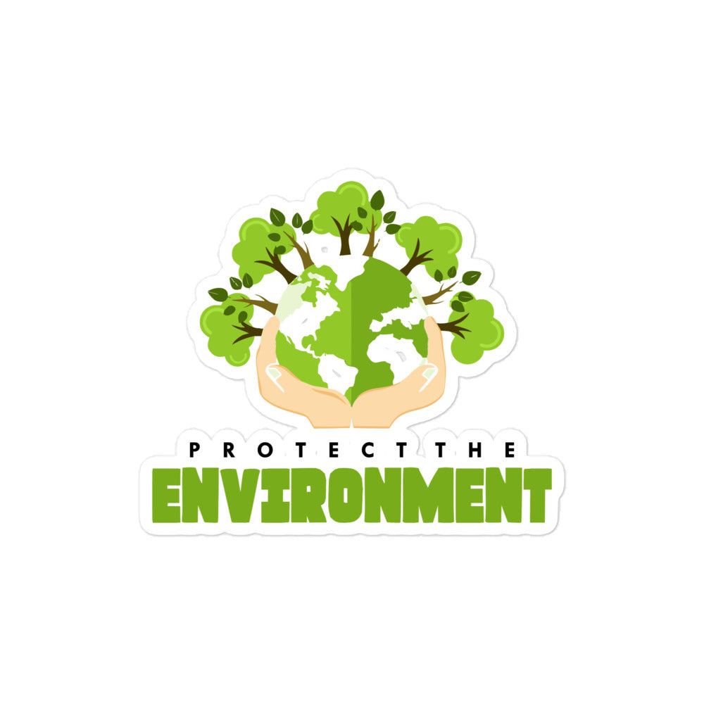 PROTECT THE ENVIRONMENT - Bubble-free stickers